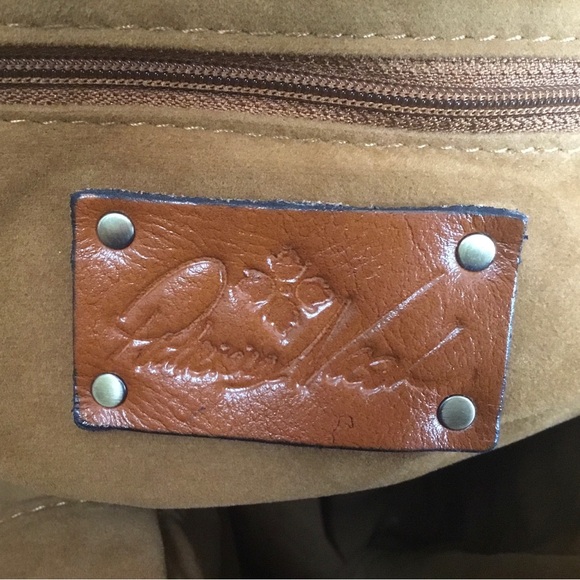 New! Patricia Nash Benvenuto Leather Signature Map Tote Bag - Picture 4 of 13